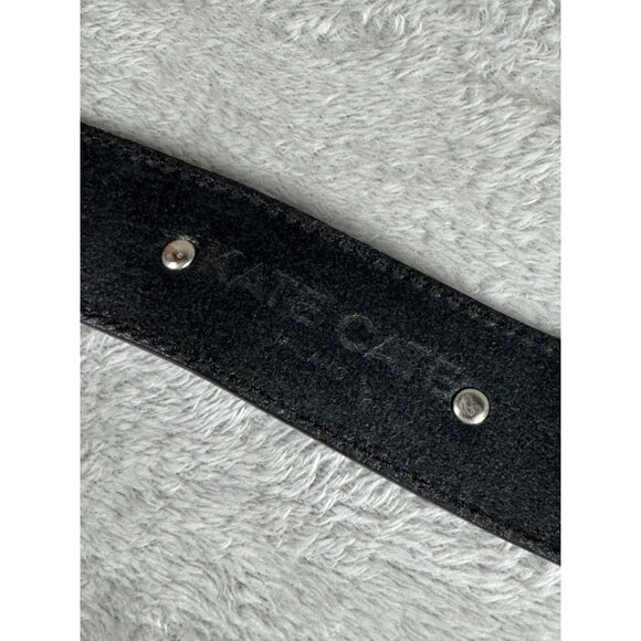 Kate Cate Western Style Womens M Calfskin Belt With Silver-Tone Buckle & Embelli main image 4